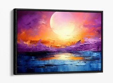 Abstract purple orange - abstract,