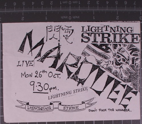 Lightning strike flyer - strike,