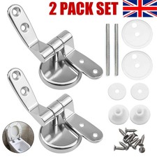 2PCS WC Toilet Seat Hinges