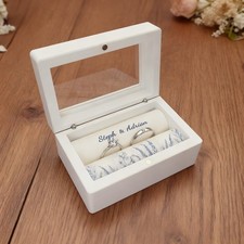 Personalized wedding ring - ring, box
