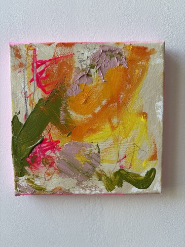 Acrylic oil on - oil,