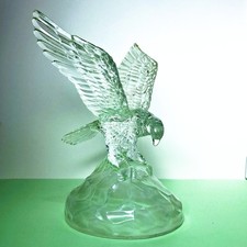 Vintage Clear Glass Eagle