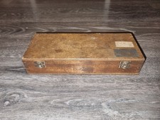Tesa Case / Wooden Box For Bore Micrometer And Setting Ring 