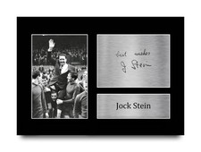 Jock Stein Signed Celtic Pre