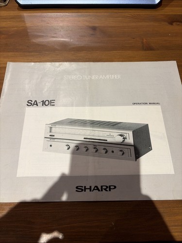 Sharp 10e stereo tuner - sa-10e,