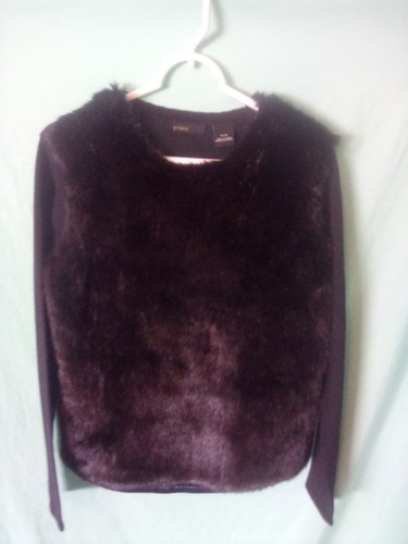 Women top faux fur front - women's,