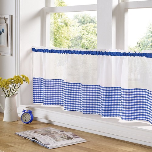 Voile gingham kitchen bathroom - voile,