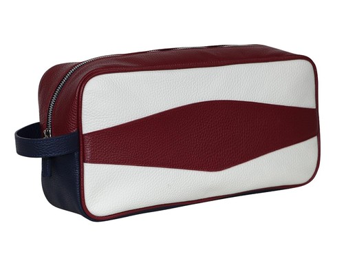 Leather shoe bag toiletry - shoe,