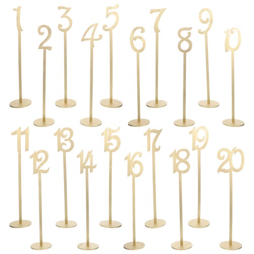 Pcs wooden table number - 20,