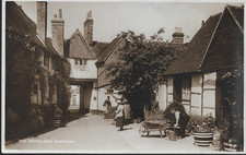 Amersham, Buckinghamshire - Crown Yard - RP postcard by Regent c.1920s