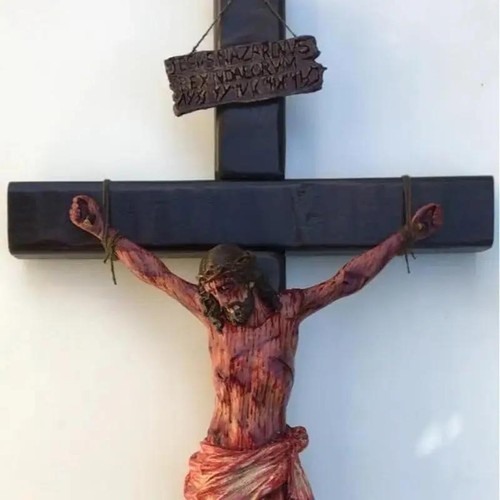 Jesus cross statue - jesus, resin