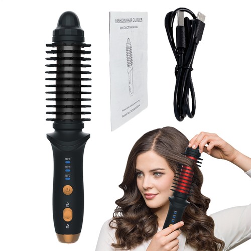 Cordless curling iron brush - cordless,