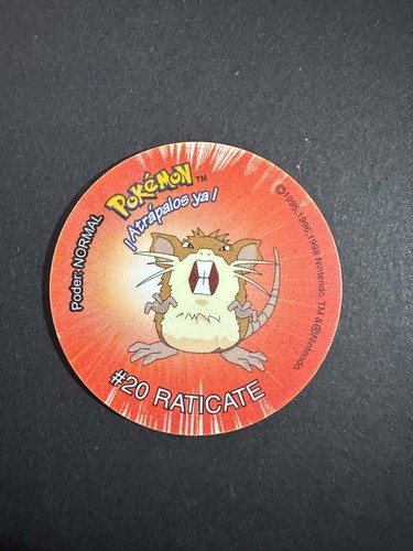 Pokemon tazo raticate - tazo,