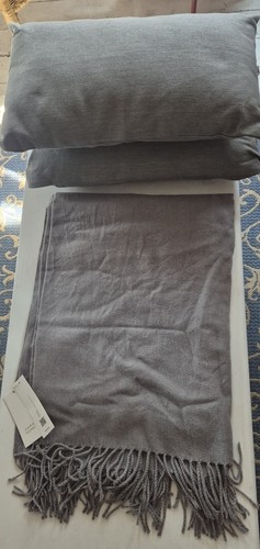 Sale zara home grey blanket - home:,