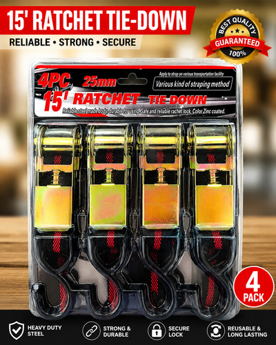Heavy duty ratchet tie down - heavy,