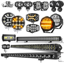 LED Work Light Bar Flood Spot