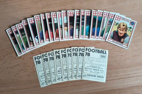 Panini football stickers - football,