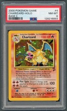 Pokemon Cards - PSA 8 Charizard 4/102 - Base Set Holo - NM-MT - PSA8