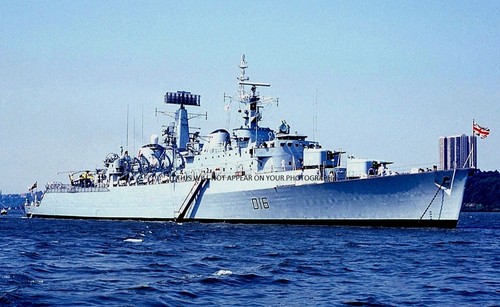 Royal navy county class - royal, guided