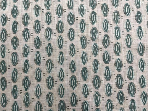 Maala emerald cotton fabric - emerald,
