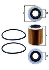 OX 386D Oil Filter Fits Alfa