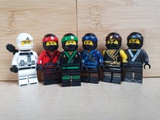 LEGO Ninjago Movie Minifigure Bundle Cole Kai Lloyd Jay Nya Zane Headwraps