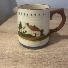 Dartmouth Jug Devon Ware Motto
