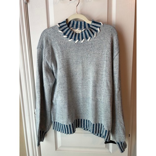 Medium very soft blue pullover - very,