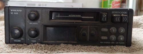 Vintage volvo 608 radio - vintage,
