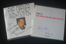 SIGNED CDs JAZZ PIANIST RALPH SUTTON 1992  - JOHN WILSON ORCHESTRA 2006