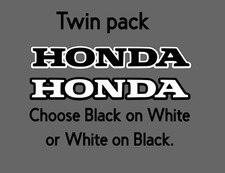 2 x Honda 2 tone - Vinyl Decal