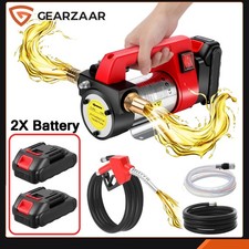 21V 260W Battery Powered Diesel Electric Fuel Transfer Pump Oil Dispenser 12GPM