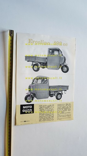 Moto guzzi ercolino - 192, 1961
