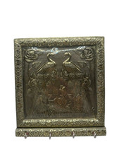 Handcrafted Peacock Key Wall