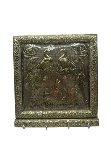 Handcrafted peacock key wall - handcrafted,