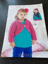 New SIRDAR Child's JACKET & WAISTCOAT Knitting Pattern SNUGGLY TINY TOTS DK 1409