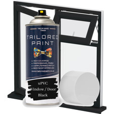 uPVC Aerosol Spray Paint Black