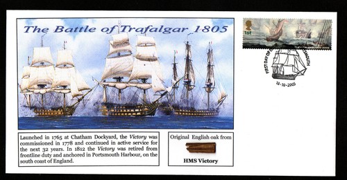 Qeii 2005 trafalgar fdc - 2005,