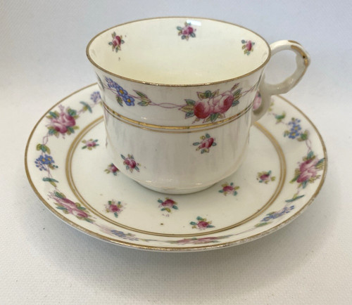 Cup saucer cabbage roses - &,