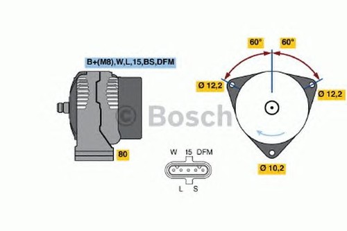 Bosch reman alternator - bosch,