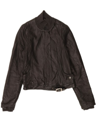 Pinko womens leather jacket - jacket, uk