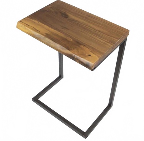 Shaped side table wood - c,
