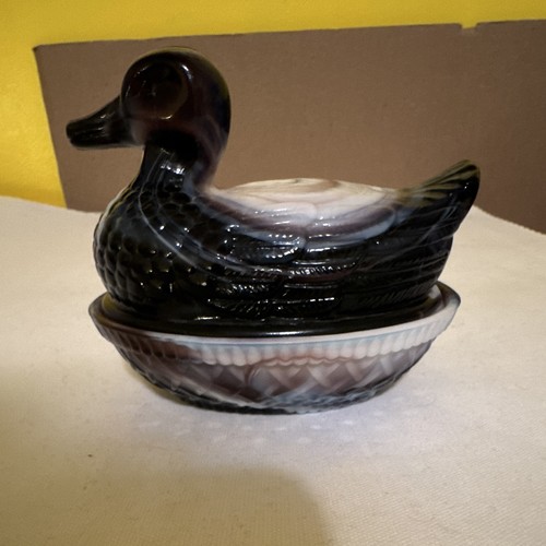 Imperial glass duck - glass,
