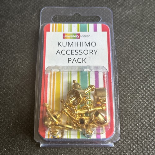Kumihimo accessory pack - pack, gold