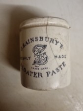 Old sainsburys advertising bloater paste pot