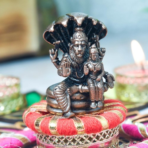 Handmade copper lakshmi - handmade,