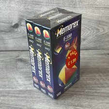 3 x Memorex VHS Tapes Blank