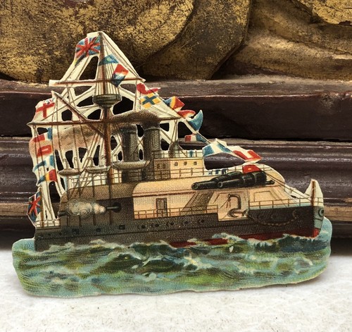 Victorian die cut scrap a - die,