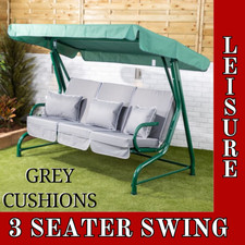 Garden Swing Bench Seater 3 Seat Patio for Cushion Pad Chair Outdoor Cover Pads