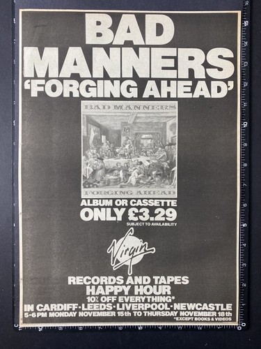 Bad manners forging ahead - bad,